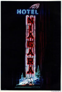 Niagara Hotel sign, 1983. Reference code: AM1376-: CVA 1376-342